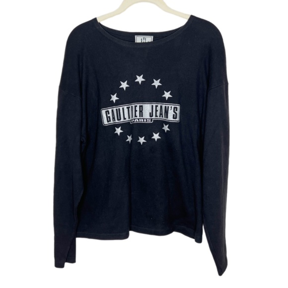 Jean Paul GaultierVintage Gaultier Jeans Long Sleeve Black Soft T Shirt US 40